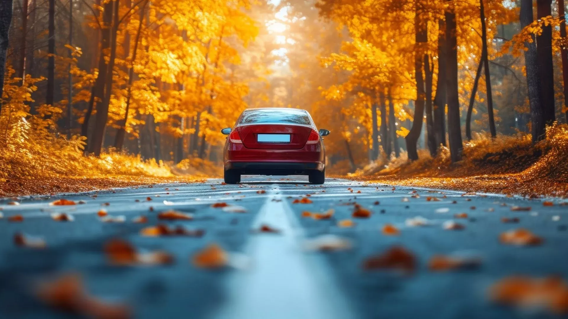autumn road